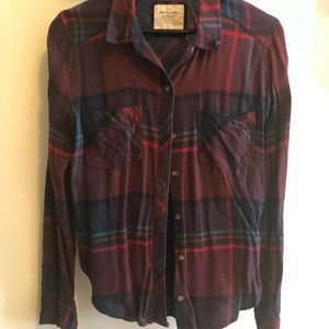 Abercrombie and Fitch flannel. Size Small.